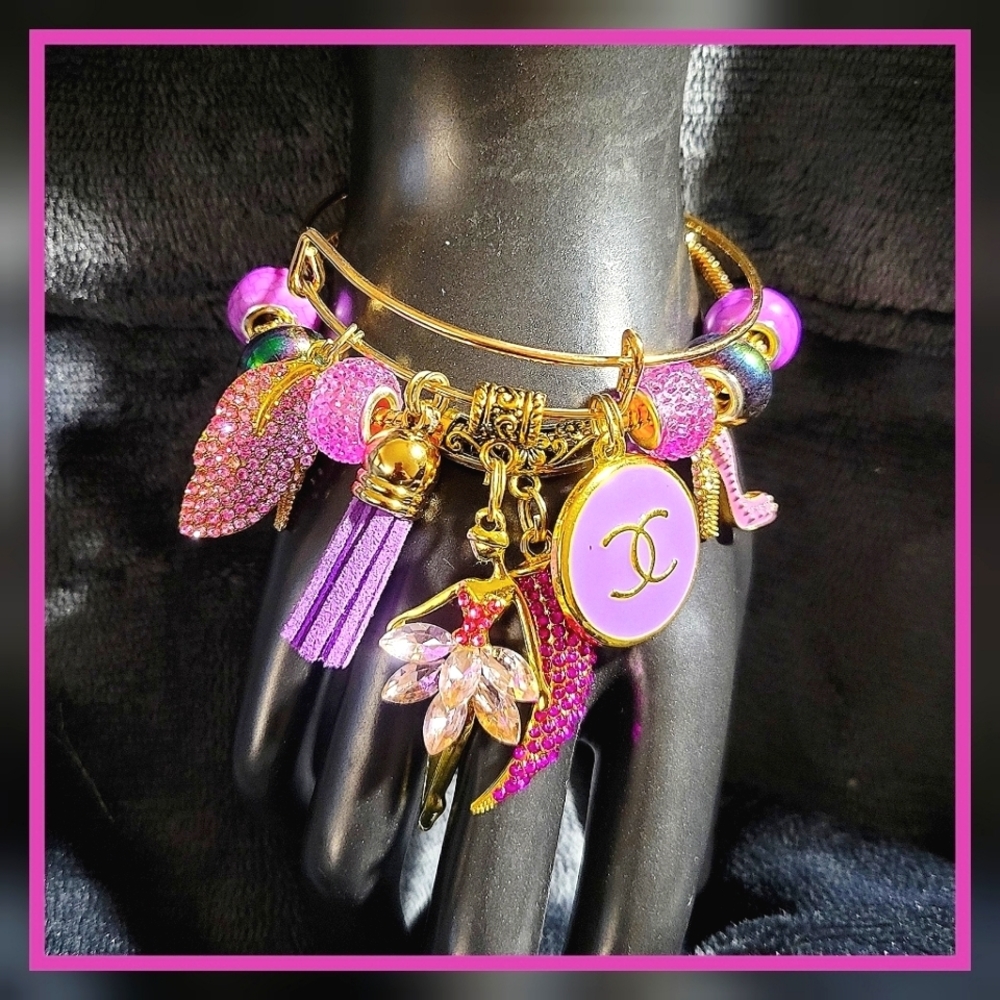 2 piece Purple Bangle/Bracelet set
